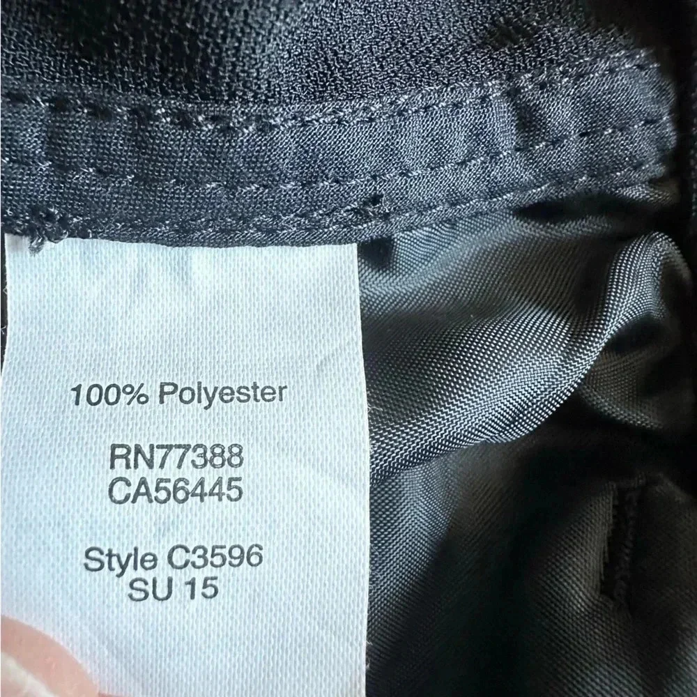 J. Crew Black Crepe Athletic style Mini skirt 8