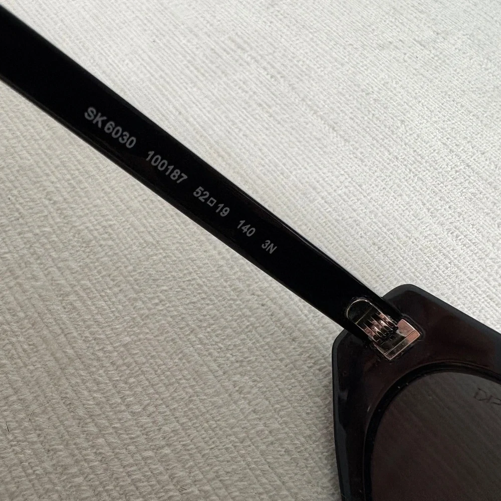 Swarovski Y2K Black Cat-Eye Sunglasses w/ Crystal Accents | Early 2000s