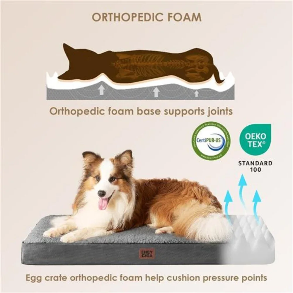 Orthopedic Medium XL Dog Beds for Medium Large Extra Large Dogs 36x27