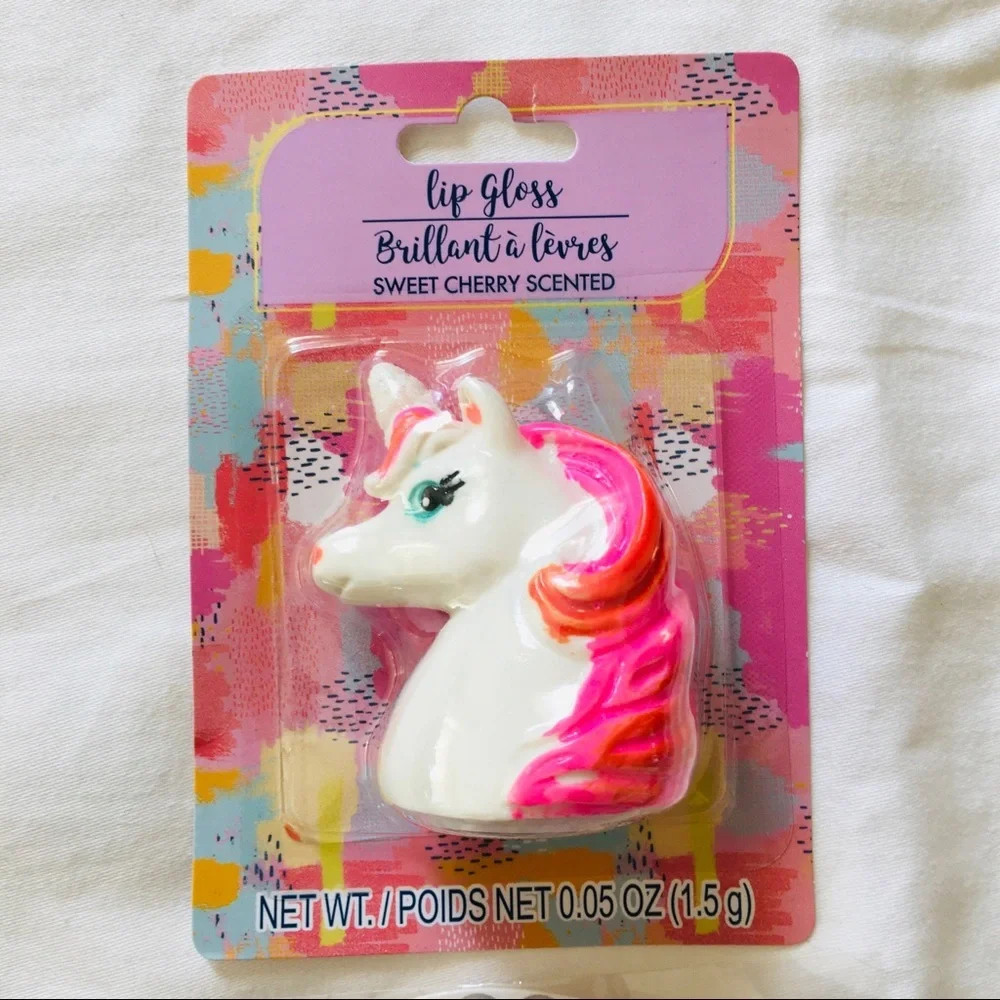 NWT MERMAID ZIP CASE , BANK , UNICORN PENS LIP GLOSS!