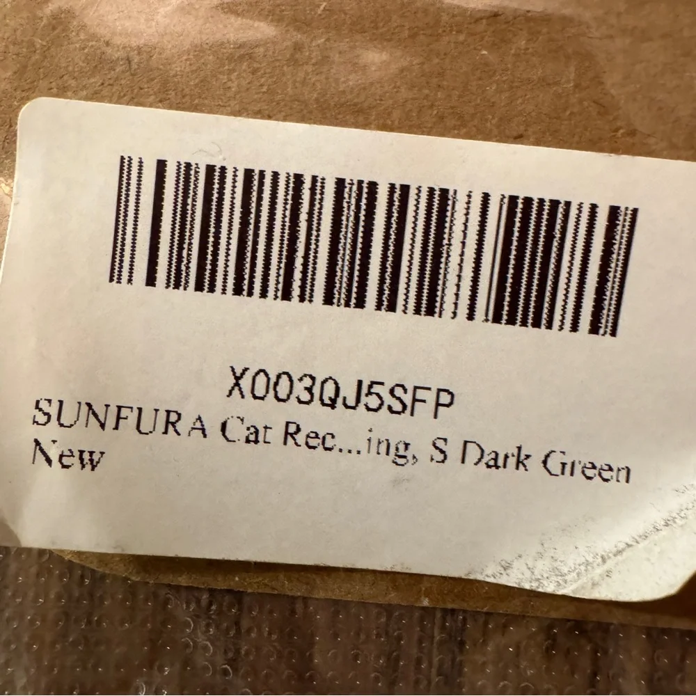 NWT cat recovery outfit, size medium, dark green, by Sunfura