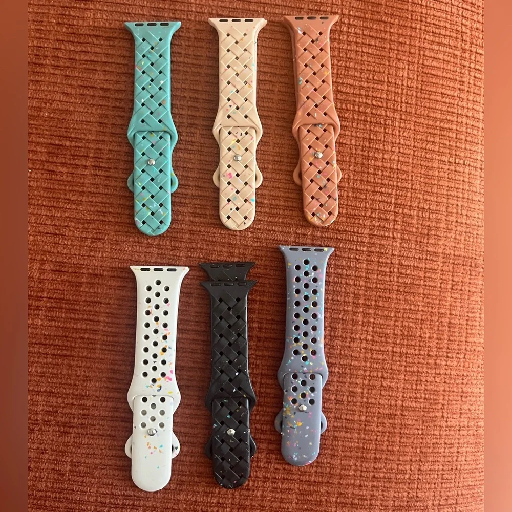 Stylish Multicolor Watch Bands Set
