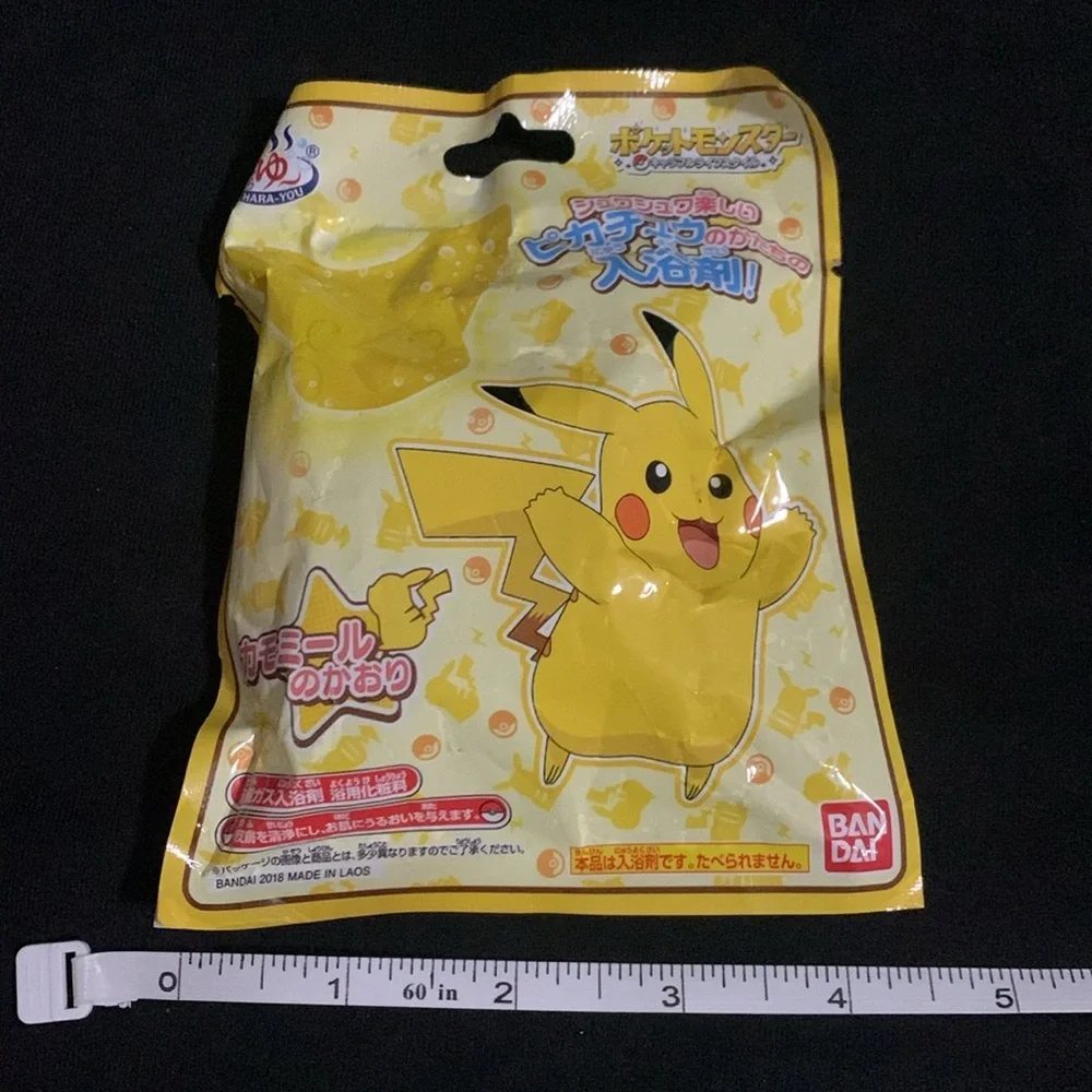 NWT Pokémon x Bandai Pikachu Shaped Bath Bomb from Japan