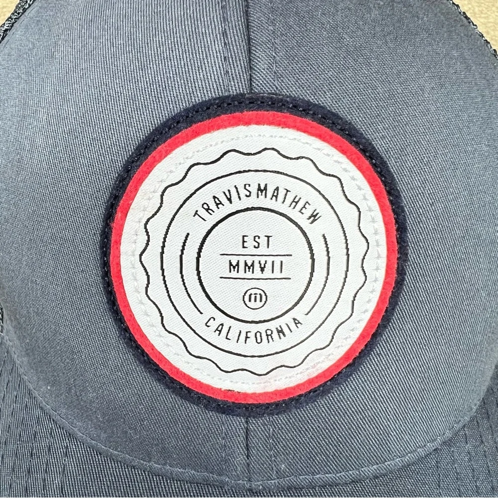 TRAVIS MATHEW The Patch Snapback‎ Mesh Hat, Blue