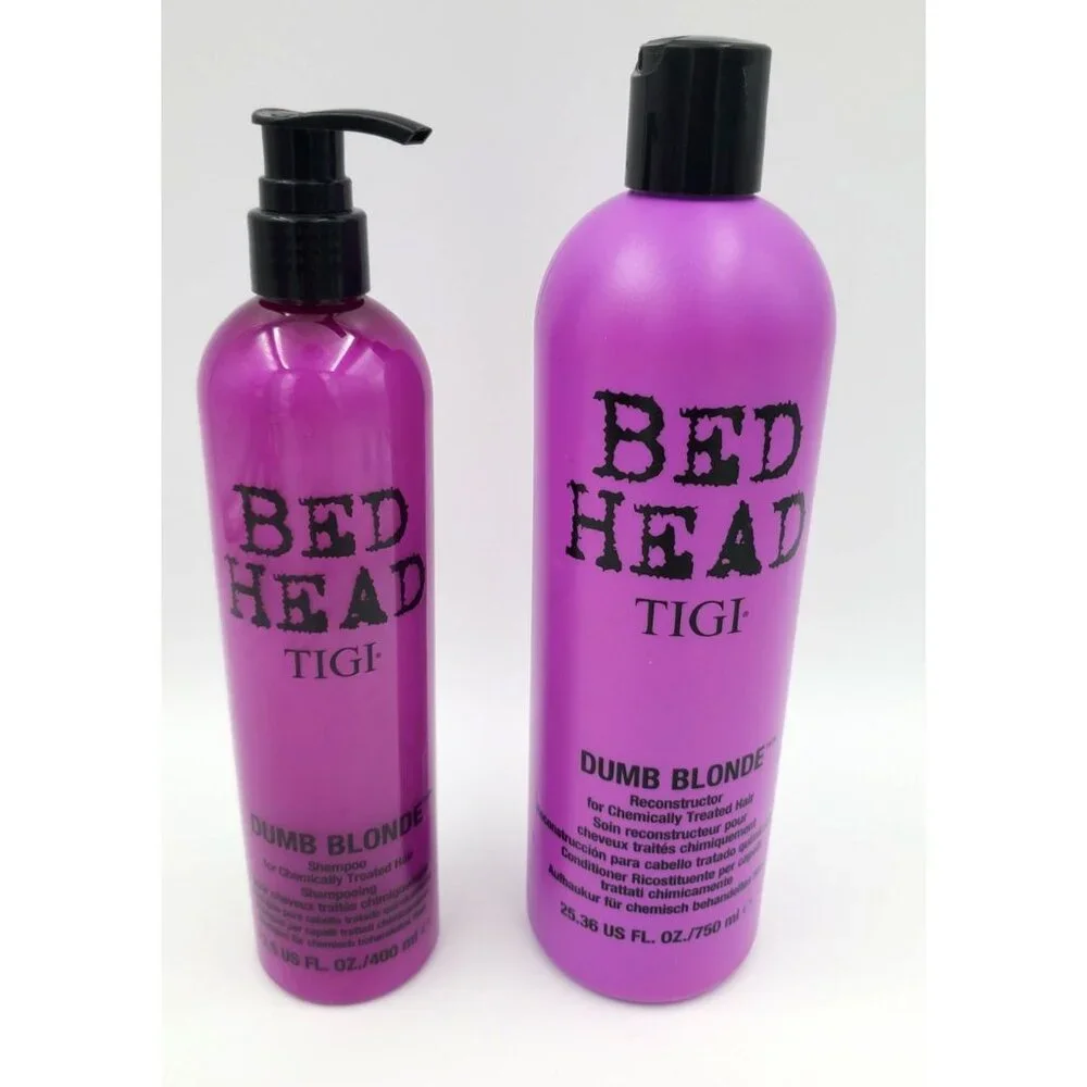 Bed Head by TIGI Dumb Blonde Shampoo and Conditioner for Blonde Hair NEW