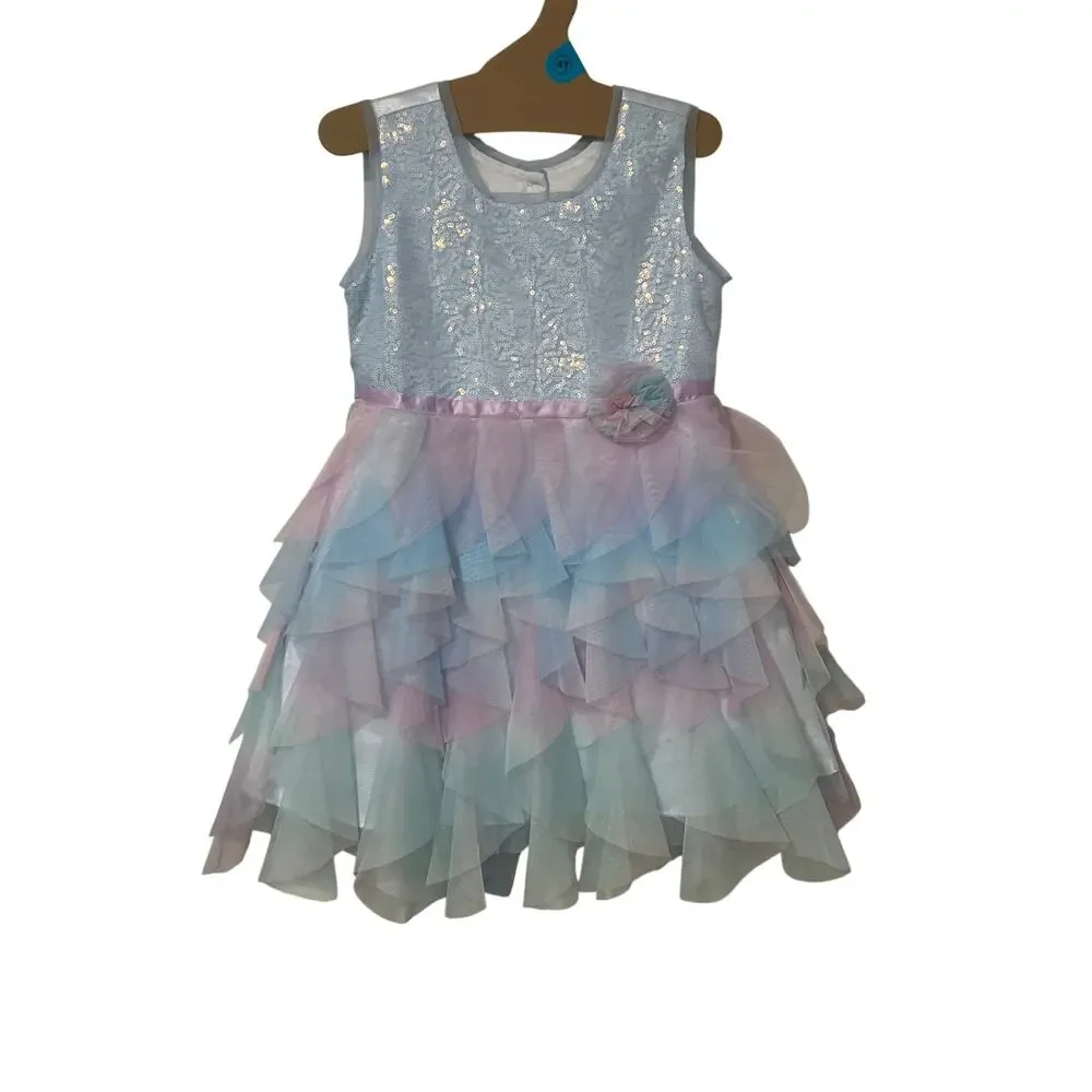 Jona Michelle, Girls, Dress, Purple, Pink, Size 4T, NB89