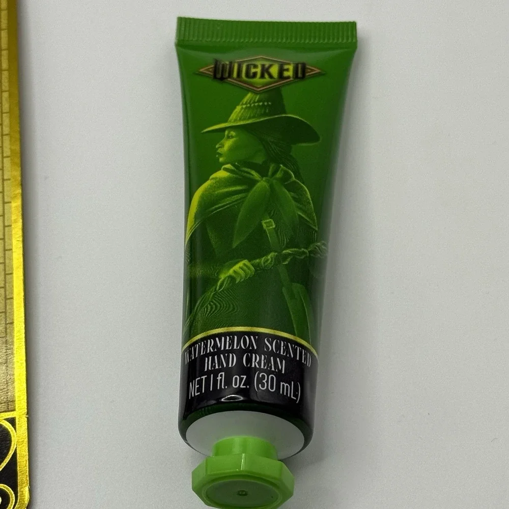 WICKED 3 Piece Set Eye Shimmer Lip Oil Hand Cream Watermelon Elphaba