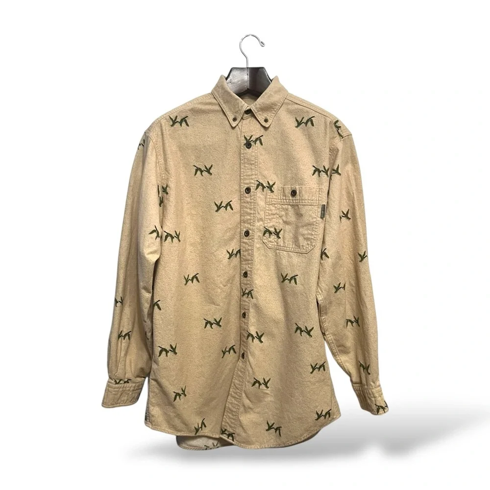 Woolrich tan button