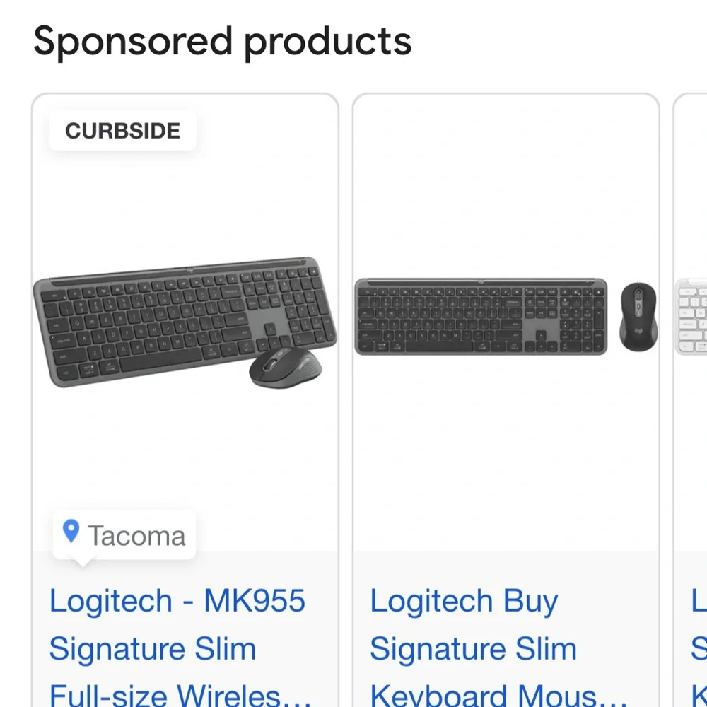 Logitech Wireless Mouse in Black