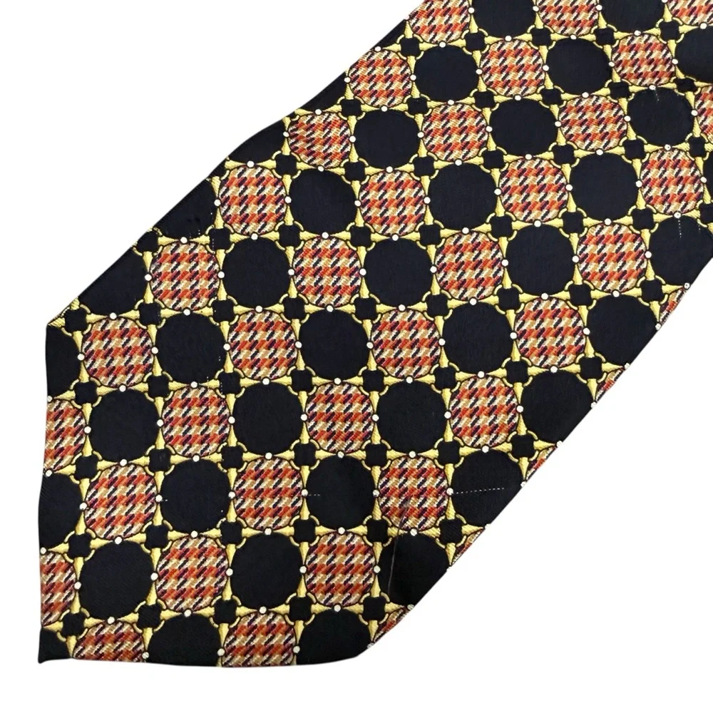 Gucci Paolo Gucci Silk Printed Mens Tie
