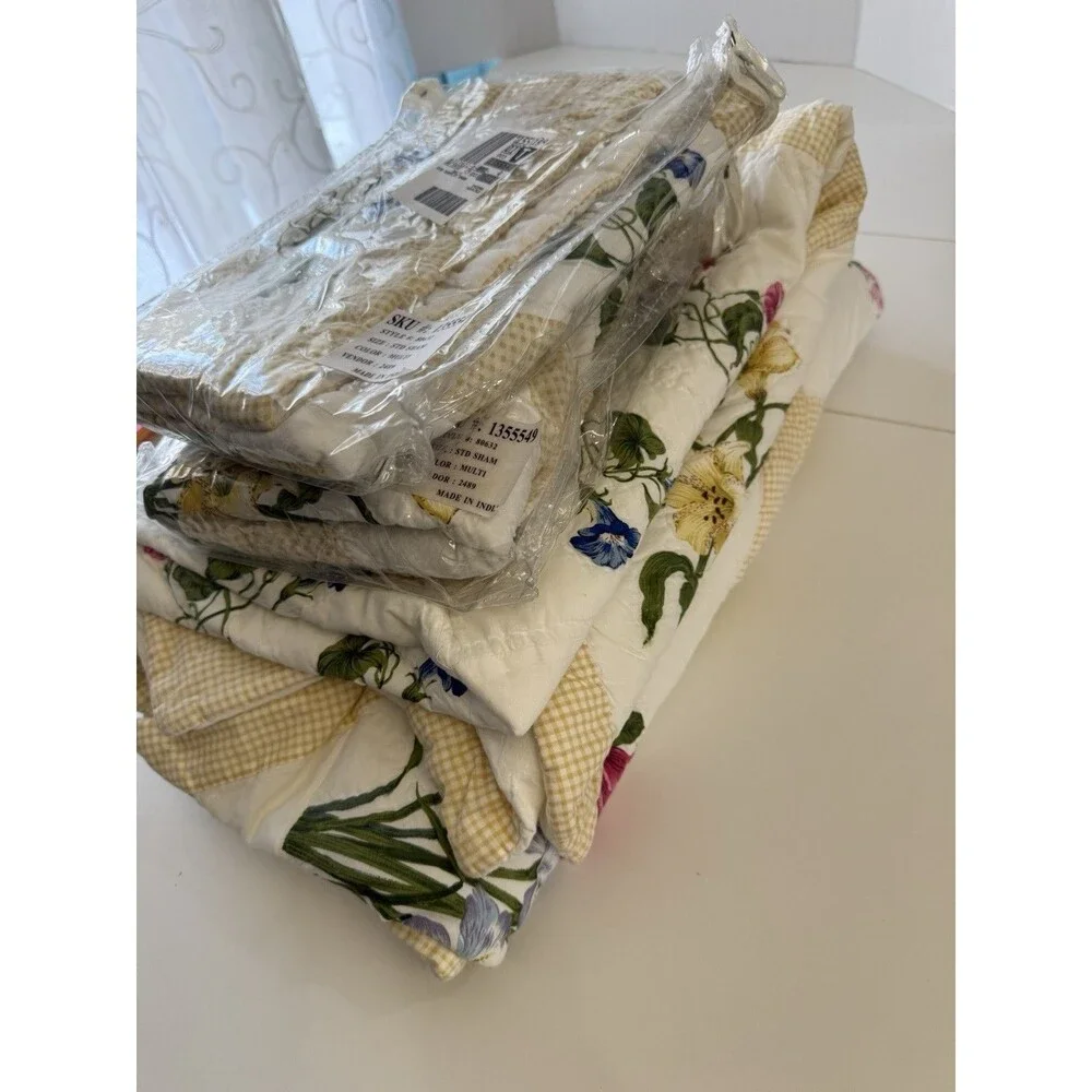 Handmade quilt has