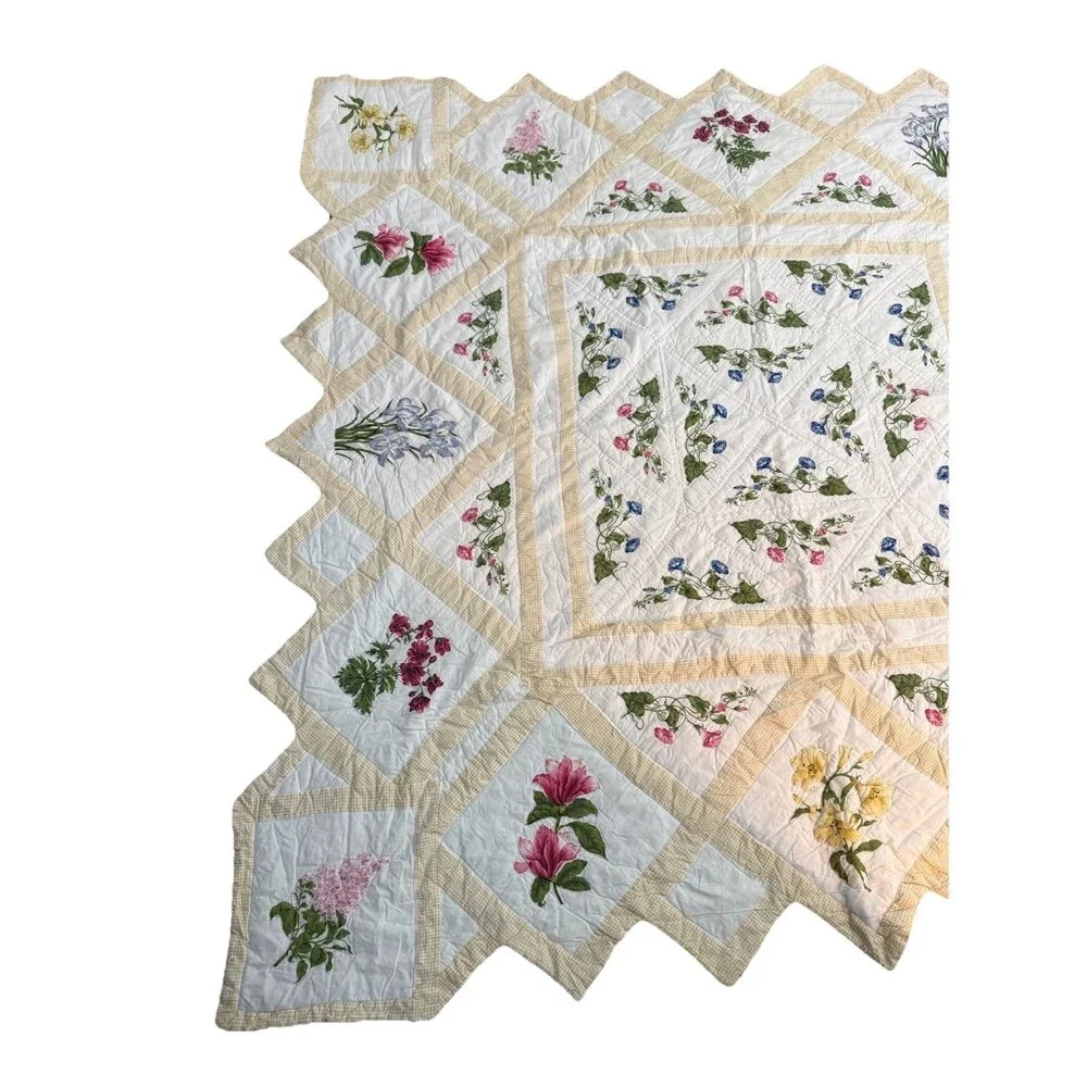 Handmade quilt has
