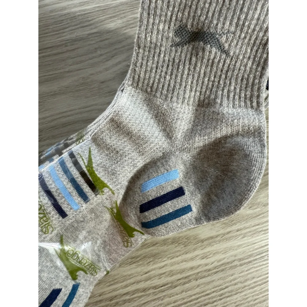 Men's Slazenger Gray & Blue Dry Cool Casual Socks