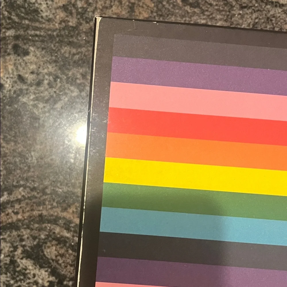 Gucci Multicolor Striped Shoe Box Rainbow Men’s Shoe Box LIMITED EDITION
