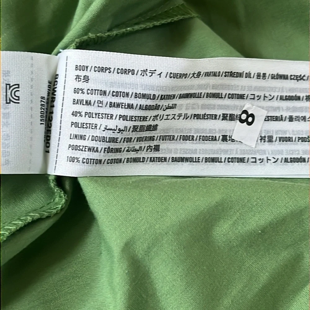 NWT Abercrombie & Fitch One-Shoulder Cutout Maxi Dress in Green size medium