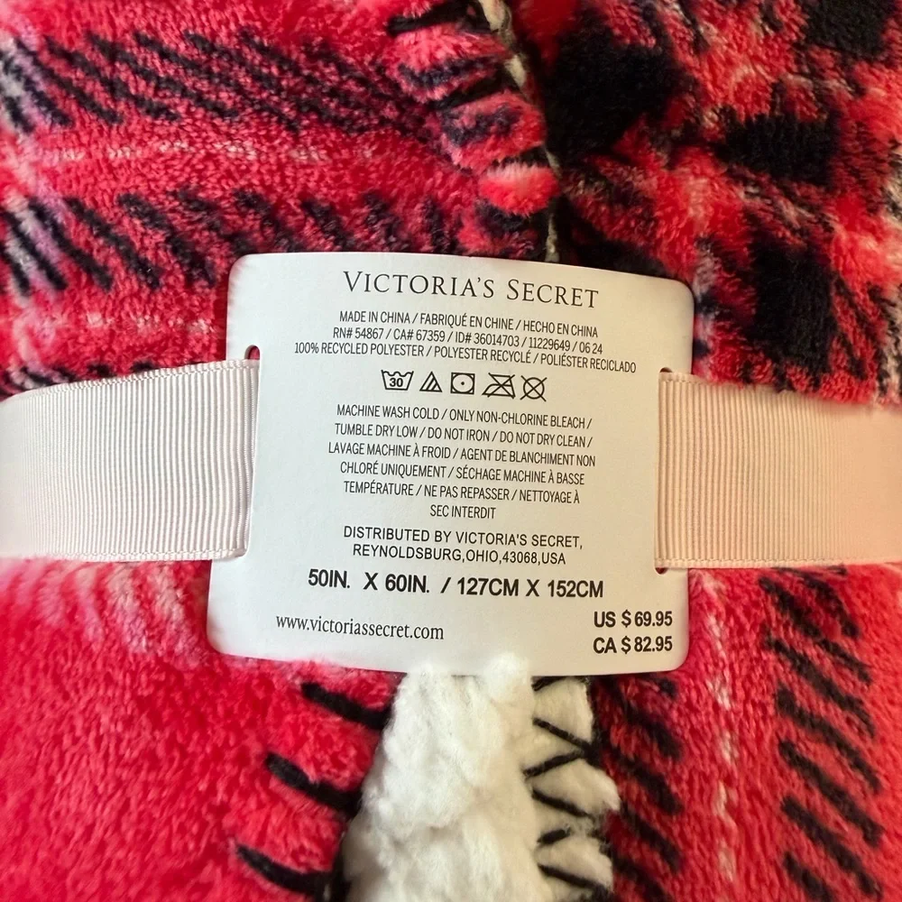 Victoria's Secret Plaid Throw