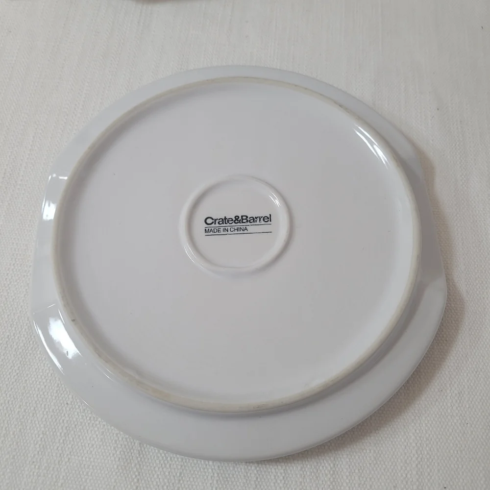 Crate&Barrel elegant white