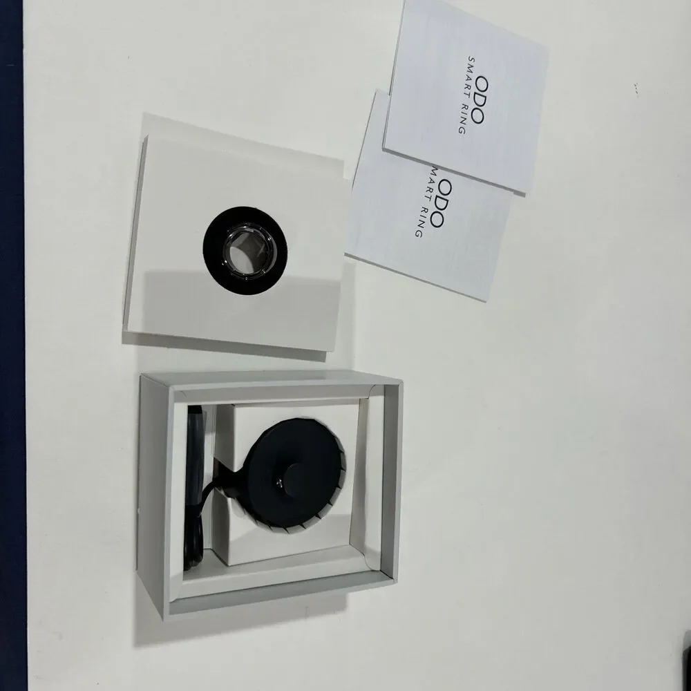 ODO smart ring, black, size 9