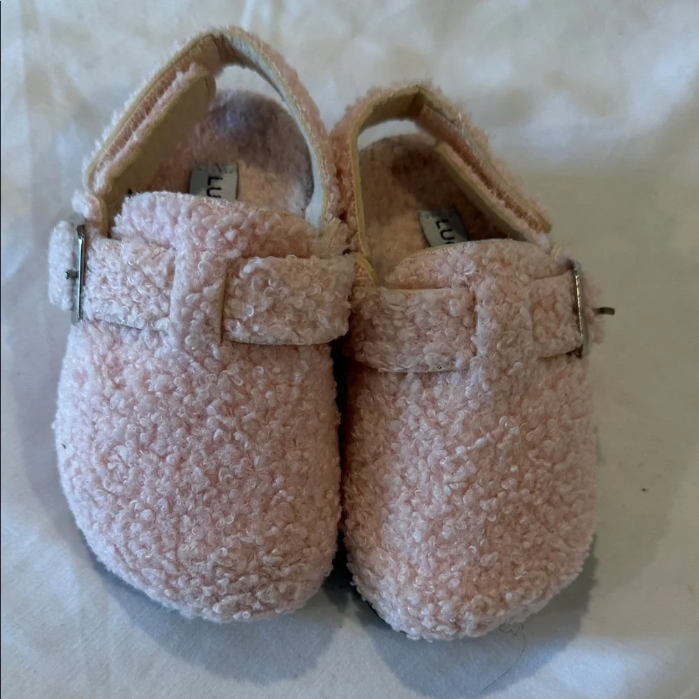 Lucky Brand Soft Pink Kids Slippers