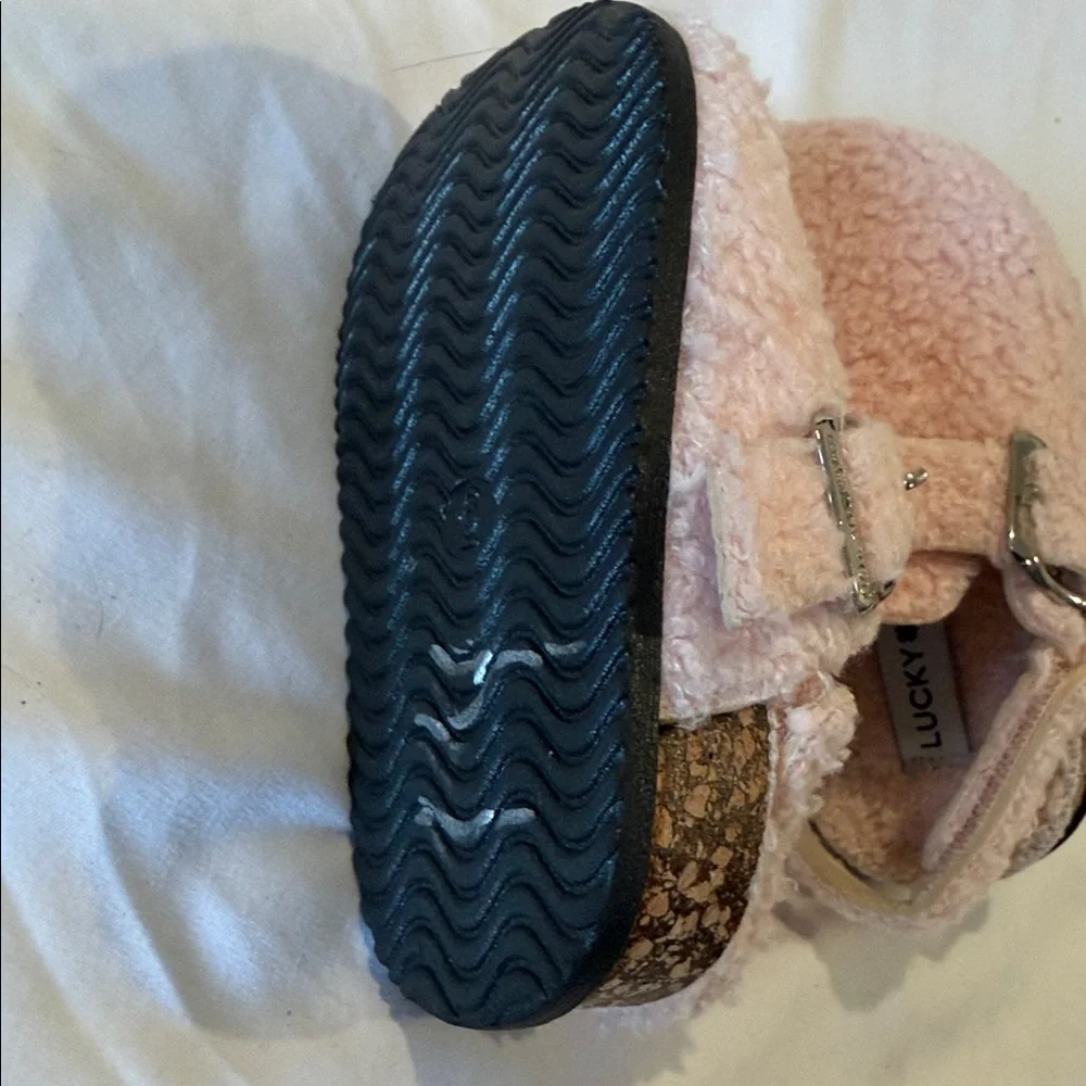 Lucky Brand Soft Pink Kids Slippers