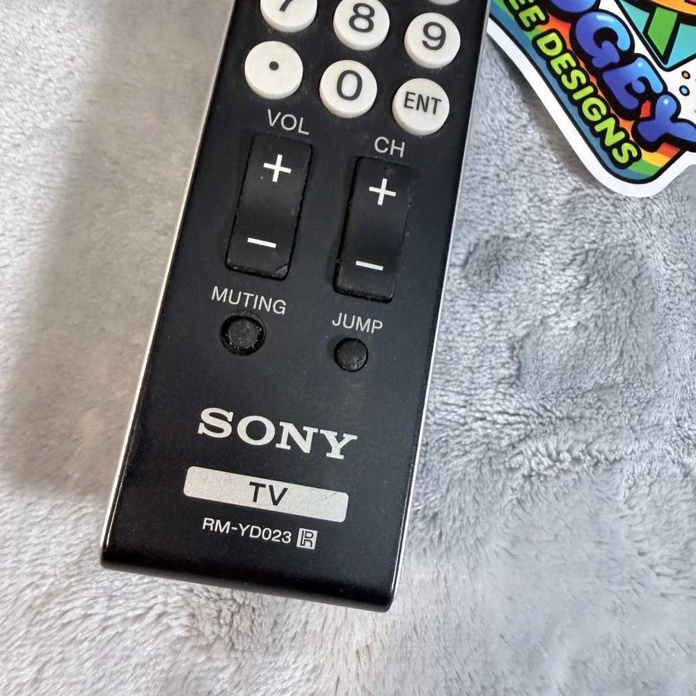 Sony TV Remote Control RM YD023 Black Replacement Original