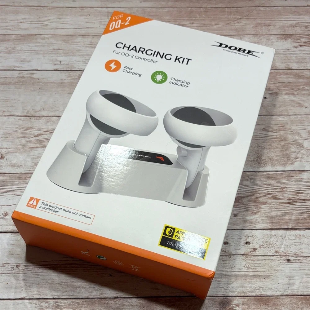 NEW Unopened Dual Charging Kit for QQ-2 Controller - White