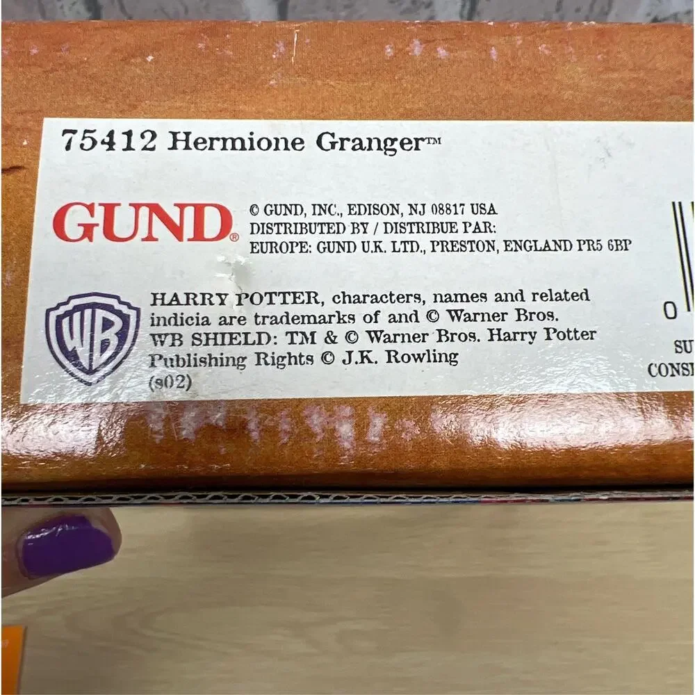 Lot of 2 Harry Potter Rare Hermione Granger Doll by Gund SEALED 75412 l