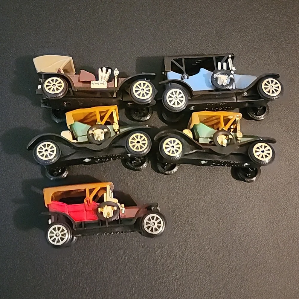 Vintage Style Toy Cars Set Of 5