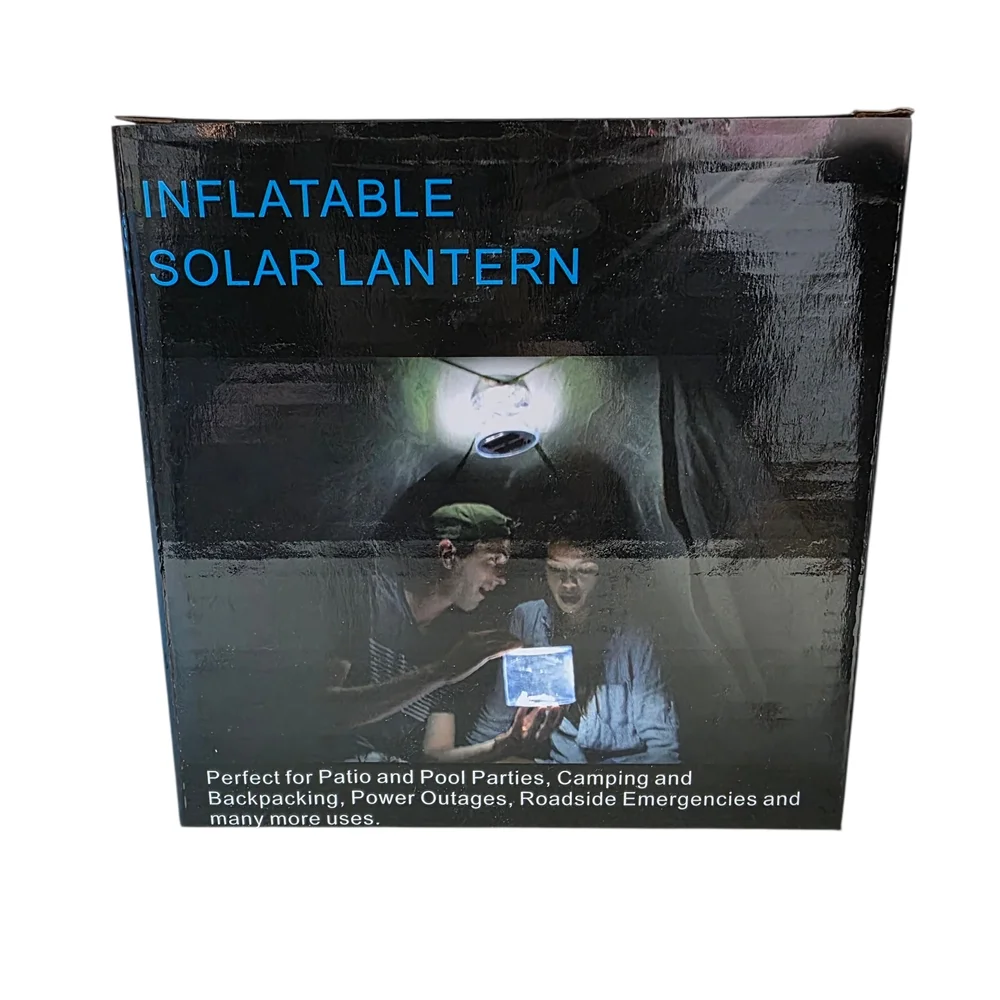 Solar Lantern Inflatable Color Changing Barto Solar Lantern