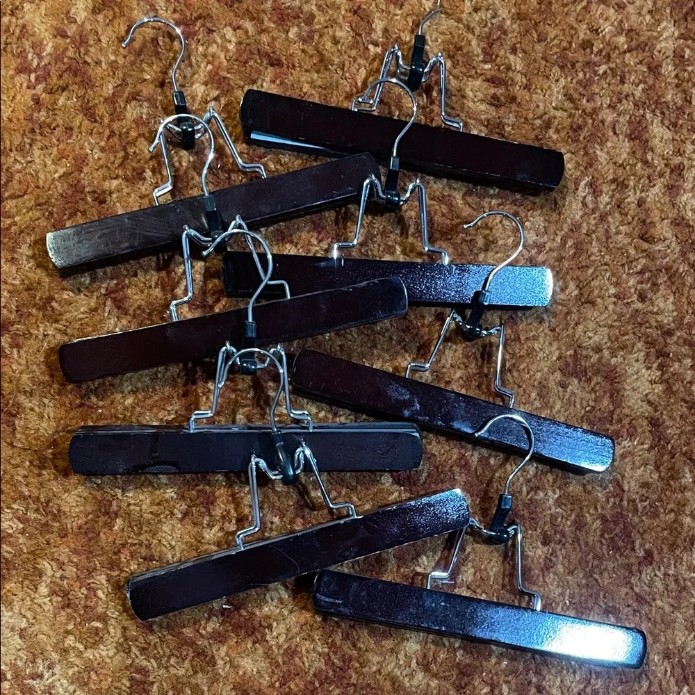 Set of 8 Wooden pants Hangers