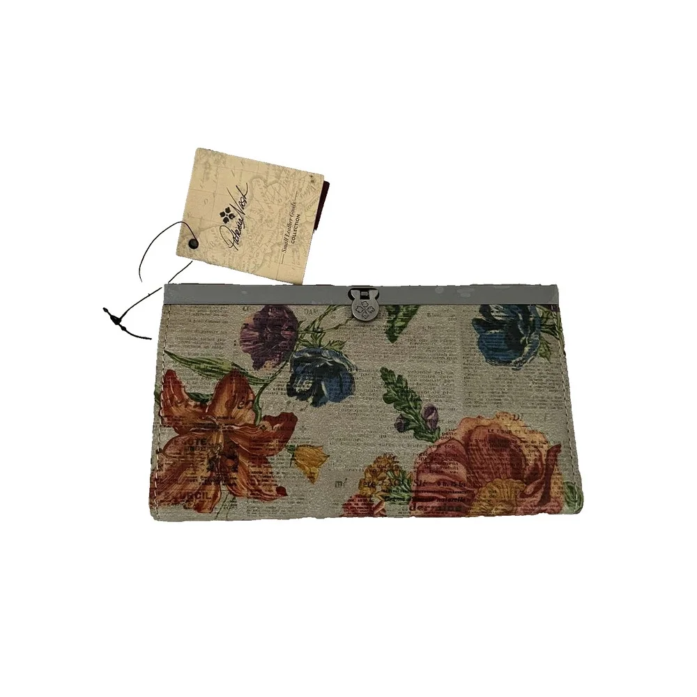 Patricia Nash Cauchy Wallet English Country PARISIAN flower B000602