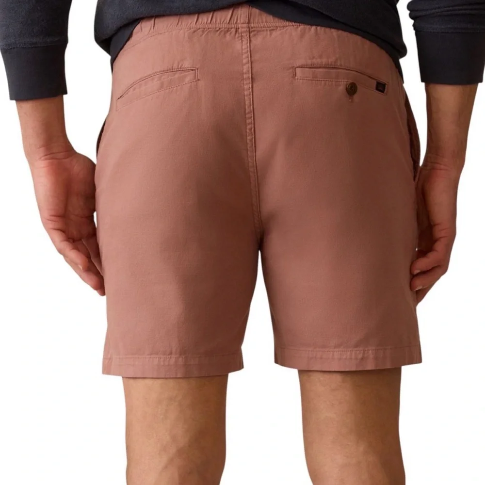 Faherty Essential Stretch Shorts Mens XL Extra Large Cedar Rose Comfort New