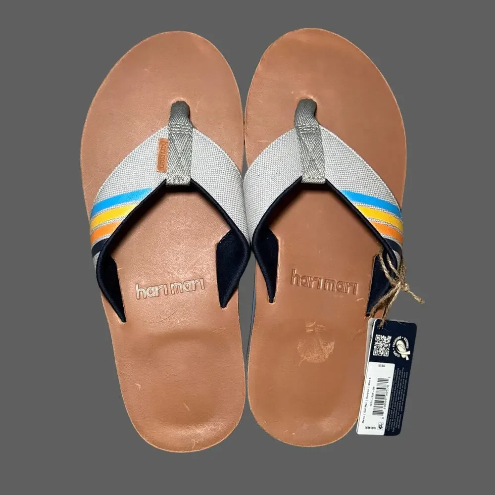 Hari Mari Del Mar Flip Flops Horizon Mens 9 NWT