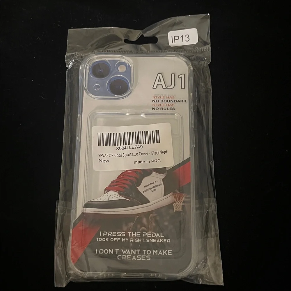 Black and Red Cell Phone Case