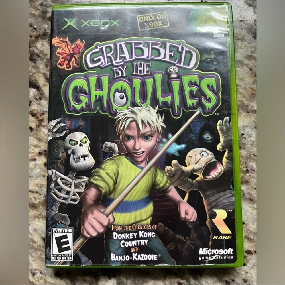 Microsoft Xbox Game - Grabbed by the Ghoulies with Green Cover