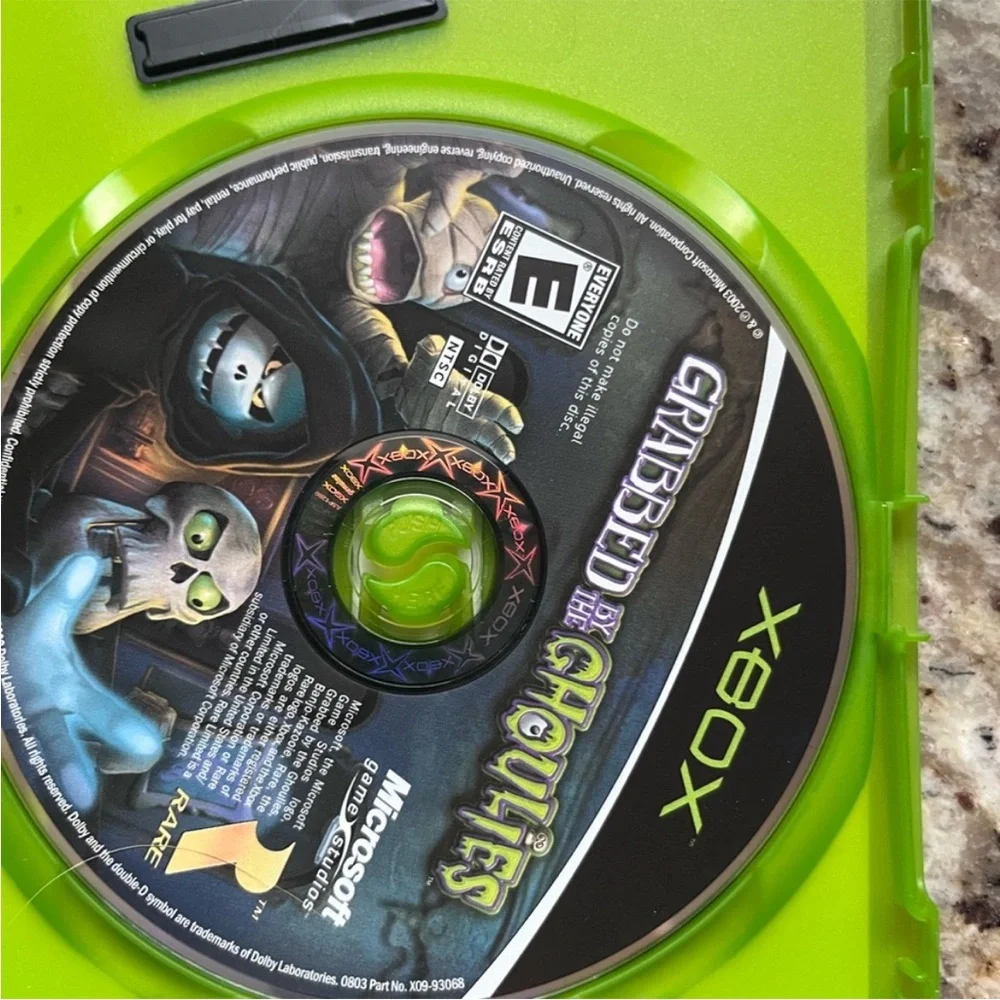 Microsoft Xbox Game - Grabbed by the Ghoulies with Green Cover