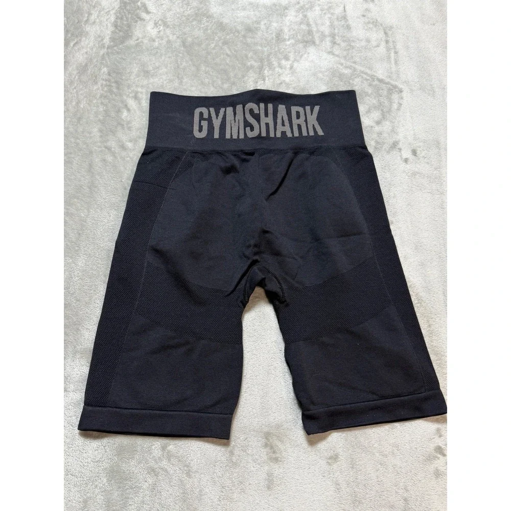 Gymshark Vital Seamless 2.0 Black Biker Shorts Womens Size M Workout Athleisure
