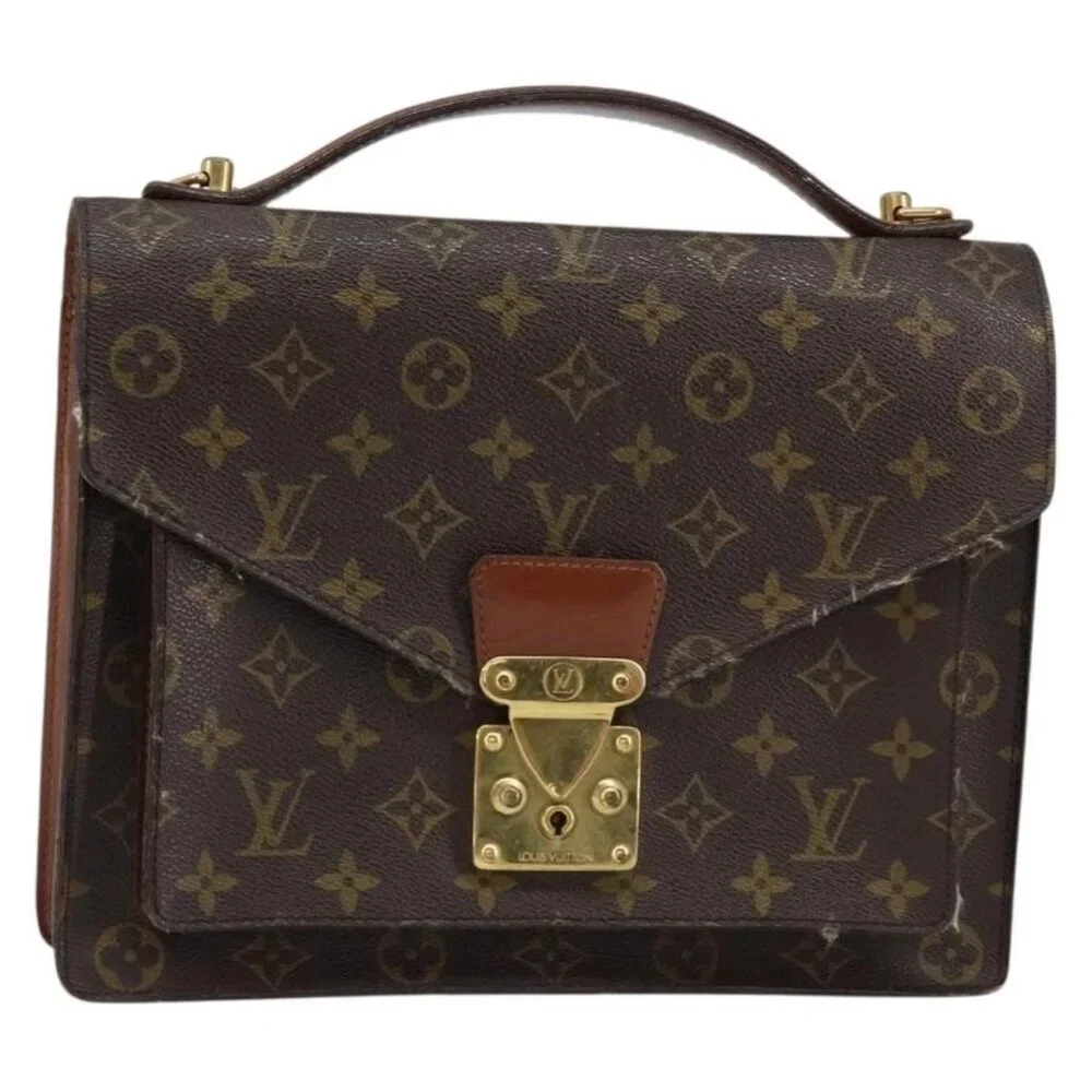 LOUIS VUITTON Monogram Monceau 28 Hand Bag
