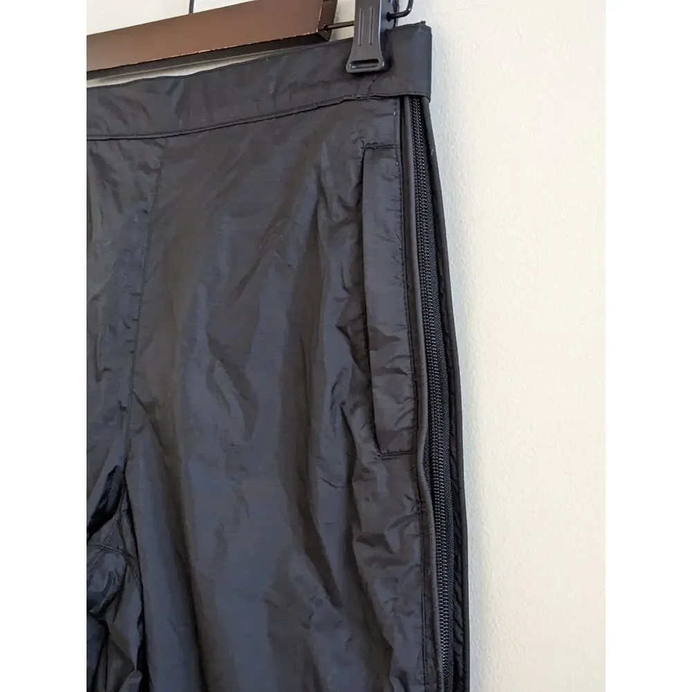 L.L. Bean Kids Size 14 Full Zip Rain Wind Pants 100% Nylon Adjust Waist 0 YX06