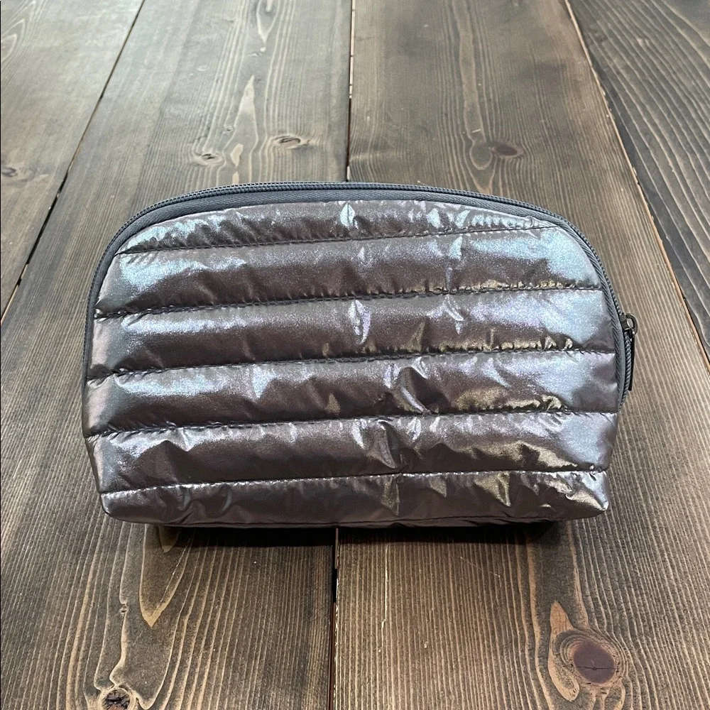 Metallic Puffer Cosmetic Bag