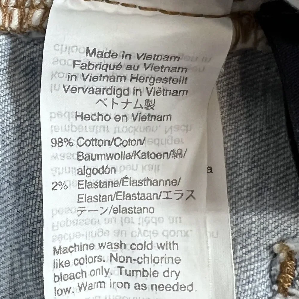 Madewell Jeans Women Sz 28 Blue High Rise Skinny Button Fly Denim Jeans