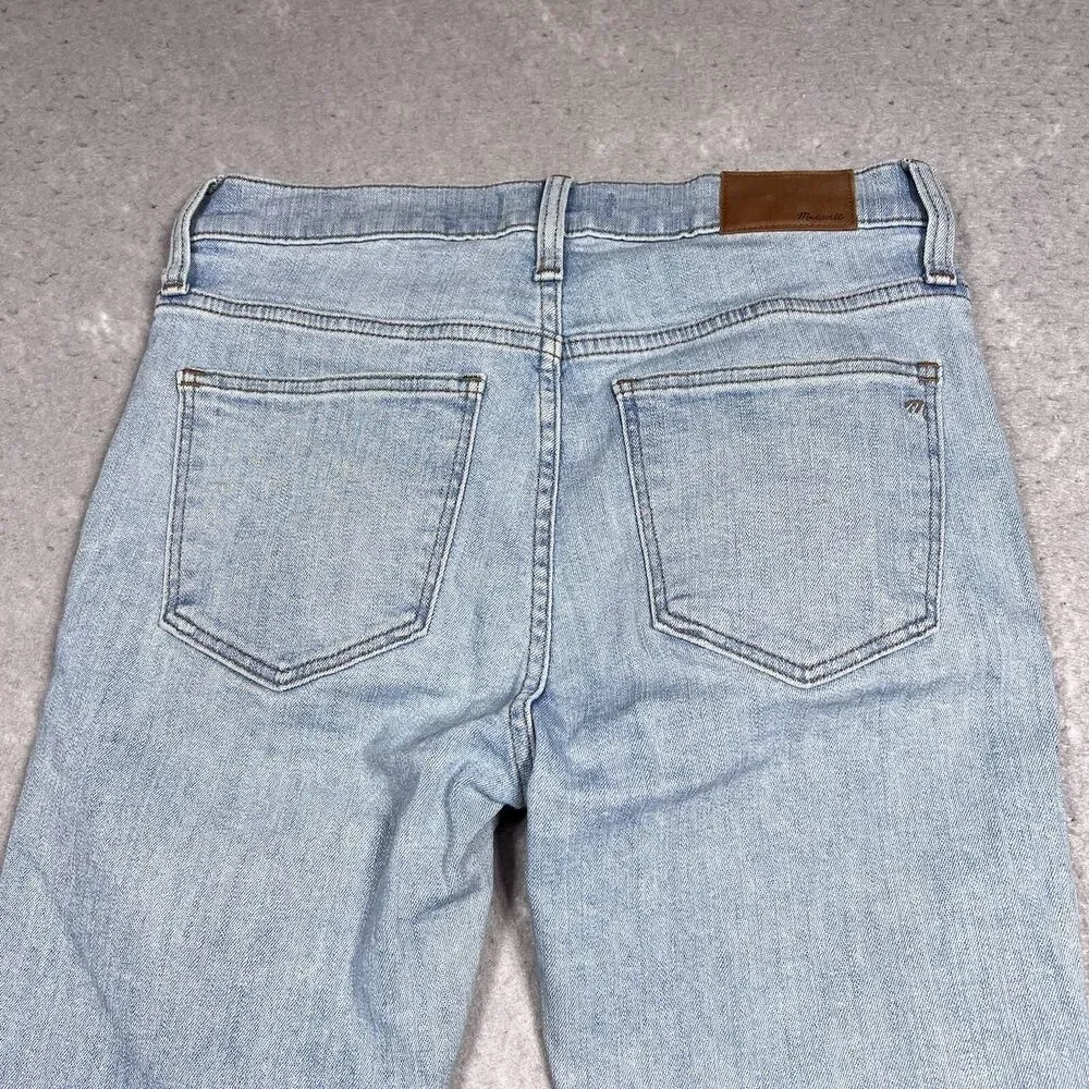 Madewell Jeans Women Sz 28 Blue High Rise Skinny Button Fly Denim Jeans