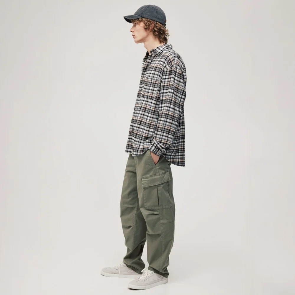 H&M cotton green