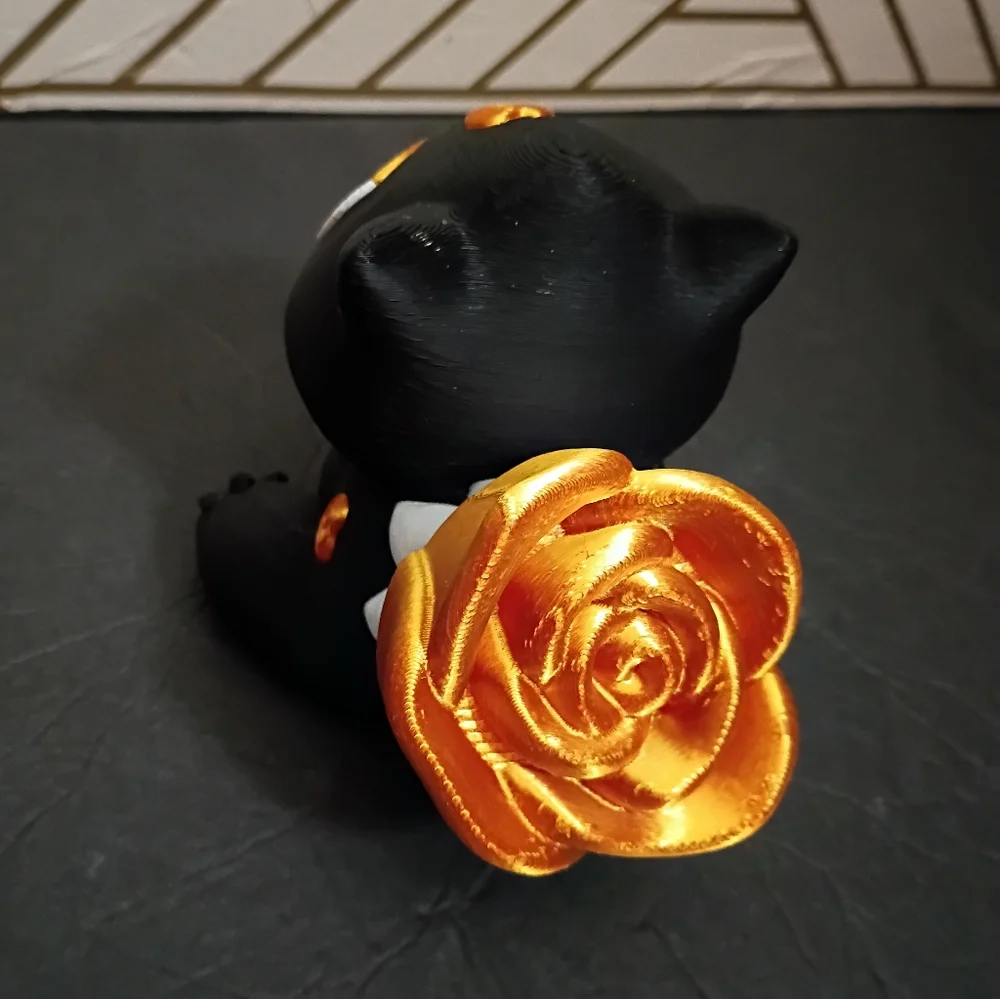 Black and Gold Figurine