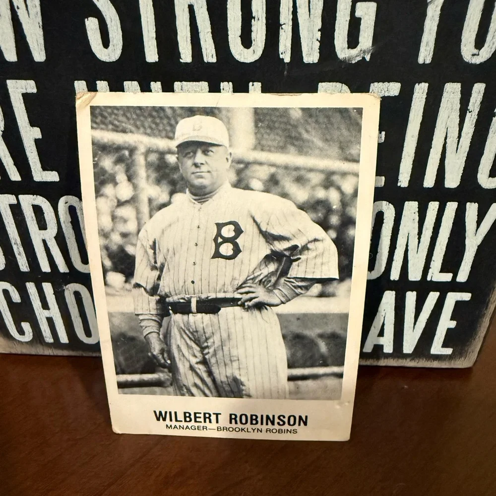 Wilbert Robinson Brooklyn Robins Vintage Photo