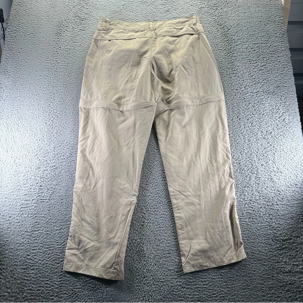 World Wide Sportsman Pant Mens L Brown Nylon Windbreaker Convertible Fishing