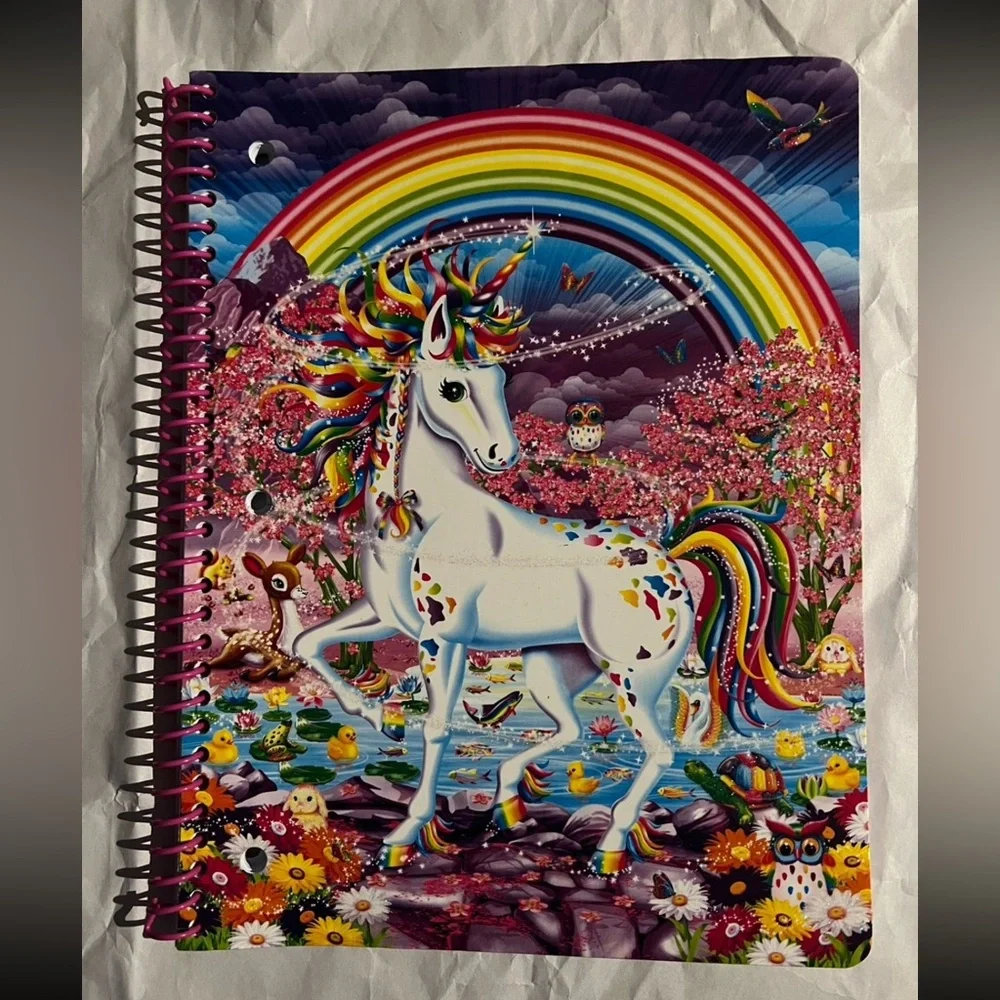 Lisa Frank Unicorn Notebook