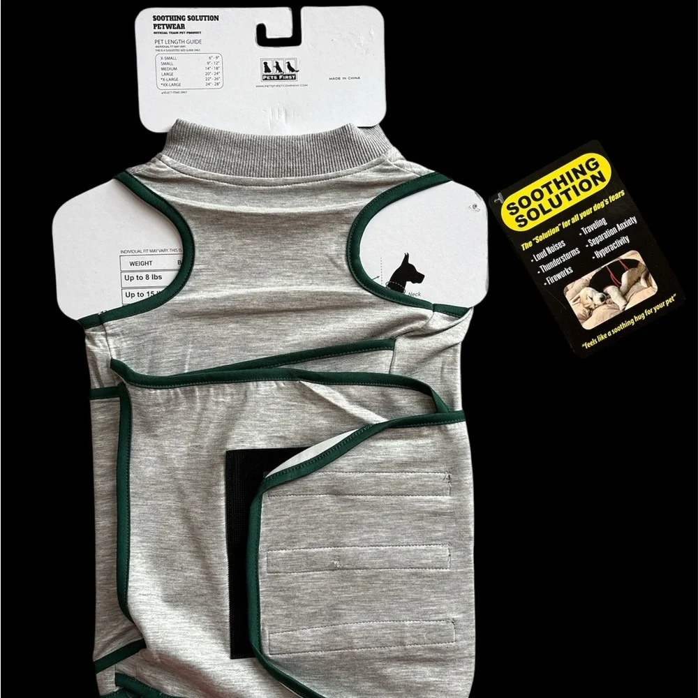 Michigan State Petwear Anti Anxiety Dog Cat Comfort Size SMALL Machine Washable