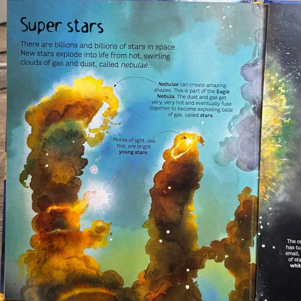 Usborne Big Book of Stars and Planets -EUC