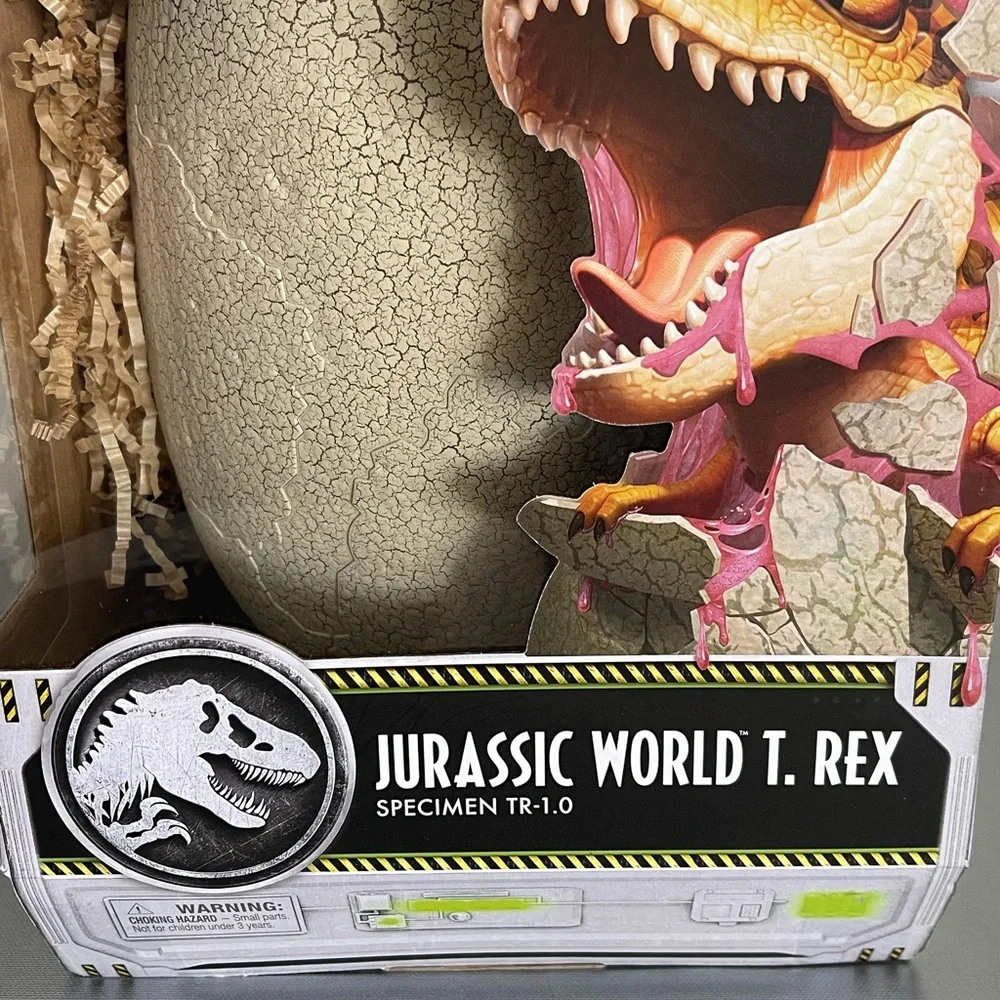 Jurassic World Primal Hatch T. Rex Tyrannosaurus Rex Dinosaur Baby Egg Toy NIB